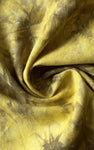 Linen Rayon Tie Dye Designs in Orange and Yellow  - £11.00 Per Metre - Select Colour - Sold By Half Metre