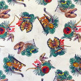 100% Craft Cotton - 2 DESIGNS JURASSIC PARK OPULENT JUNGLE DINOSAURIA AND FILM ICONS