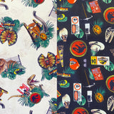 100% Craft Cotton - 2 DESIGNS JURASSIC PARK OPULENT JUNGLE DINOSAURIA AND FILM ICONS
