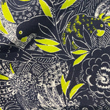 Remnant 130902  1.25m x 150cm Cotton / Viscose Stunning Parrot Fabric