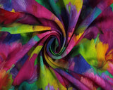 Beautiful Summer 100% Viscose Rayon Sateen - Select Design - £9.00 Per Metre - Sold By Half Metre