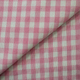 Gingham Mixed Fibres Linen Look  - £7.00 Per Metre - Select Design - Sold By Half Metre
