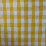 Gingham Mixed Fibres Linen Look  - £7.00 Per Metre - Select Design - Sold By Half Metre