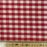 Gingham Mixed Fibres Linen Look  - £7.00 Per Metre - Select Design - Sold By Half Metre