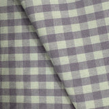 Gingham Mixed Fibres Linen Look  - £7.00 Per Metre - Select Design - Sold By Half Metre