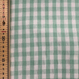 Gingham Mixed Fibres Linen Look  - £7.00 Per Metre - Select Design - Sold By Half Metre