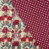 Double Sided Quilted Polycottons in 6 Fabulous Designs- £15.50 Per Metre - Select Design -         Sold By Half Metre
