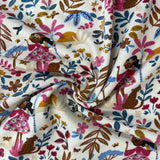 STOF FRANCE Cotton Jersey - "Moana" Pretty Girls Summer Fabric £8.00   Per Metre - Sold By Half Metre