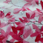 Remnant 150404   2m Pink Floral Design Anglais  150cm wide