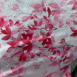 Remnant 150404   2m Pink Floral Design Anglais  150cm wide