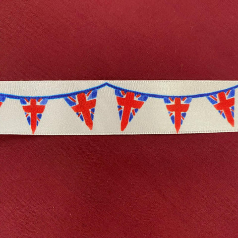 Bunting Design Union Jack Ribbon 25mm