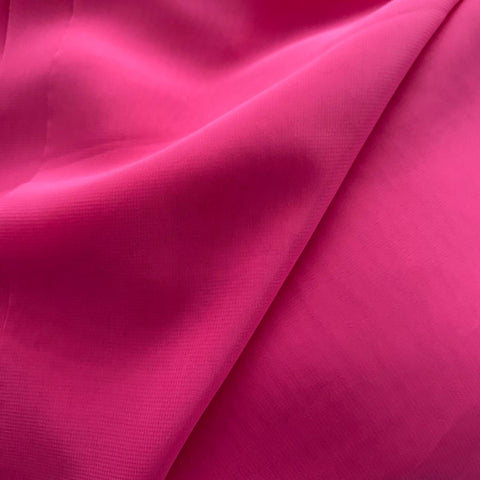 Remnant 150435   2m x 1.5m  Cerise Chiffon - Slightly marked