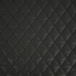 Remnant 50401   75cm x 140cm Black Diamond Stitched Leatherette - £9.00