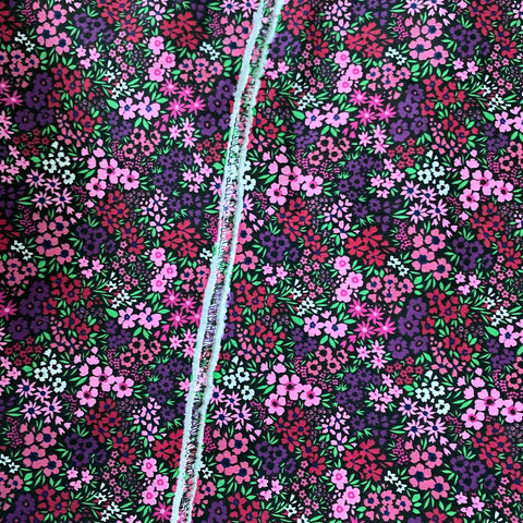Remnant 70408   50cm Polycotton Floral - 112cm Wide