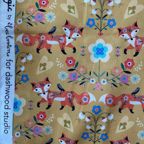 Remnant 280306   75cm 100% Cotton Dashwood Studios Animal Magic - 110cm Wide