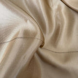 Remnant 260607    2m Light Gold Satin Backed Dupion x 150cm wide