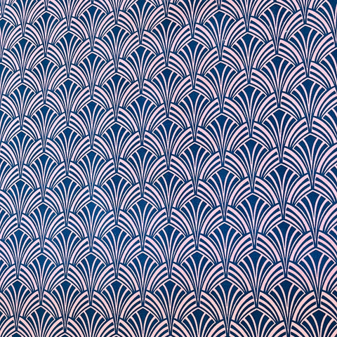 Art deco design Arcadia navy pink dresses Kayes 100% cotton dressmaking Southend Westcliff sewing fabric craft clothes pattern fabric shops Metre discount cheap 