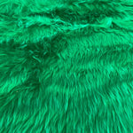 Short Pile Faux Fur - Green - Sold By Half Metre
