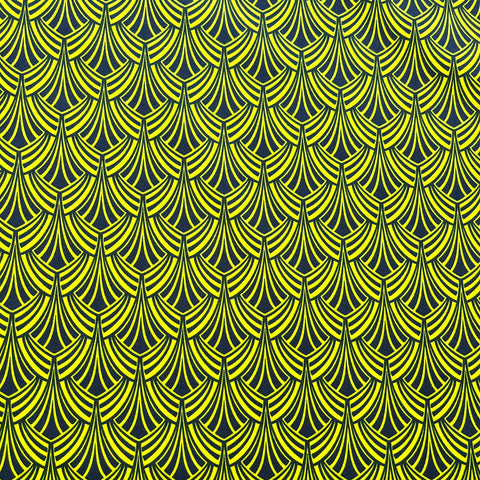 Art deco design Arcadia lime green and navy dresses Kayes 100% cotton dressmaking Southend Westcliff sewing fabric craft clothes pattern fabric shops Metre discount cheap 