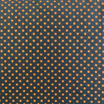 Spot 100% cotton dressmaking  discount cheap Southend Westcliff sewing fabric craft clothes pattern brown orange