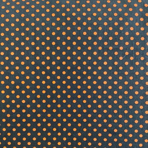 Spot 100% cotton dressmaking  discount cheap Southend Westcliff sewing fabric craft clothes pattern brown orange