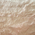 Short Pile Faux Fur - Light Pink - Sold By Half Metre