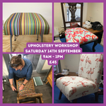 Upholstery Workshop with Simon SATURDAY 7TH JUNE