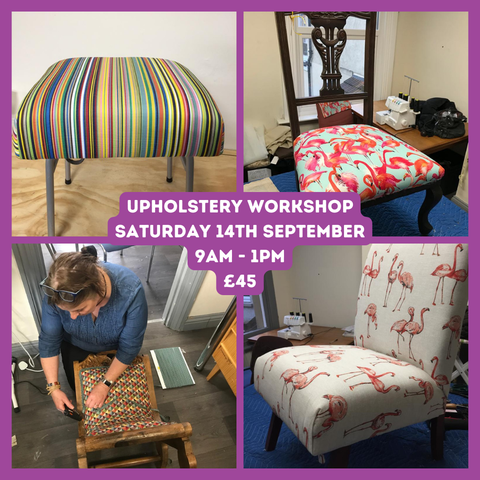 Upholstery Workshop with Simon SATURDAY 7TH JUNE
