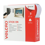 Velcro - Stick On - White 20mm