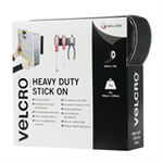Velcro - Heavy Duty Stick On - Black 50mm