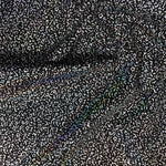 Nylon Spandex - Hologram Sheen - Black - Sold By Half Metre