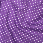 100% Cotton  - Rose and Hubble - Spot - Purple - Sold by Half Metre