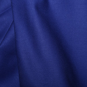 royal blue polycotton drill fabric