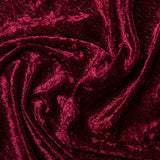 Crushed Velvet Fabric Material - Costumes Tablecloths Craft fairs Display Tables WINE - Per 0.5 Metre 