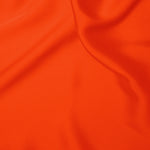 Silky Satin - Orange - Sold By Half Metre