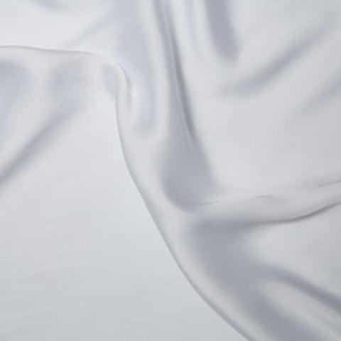 Silky Satin - White - Sold By Half Metre
