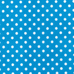 Polycotton Spot Fabric - Per 0.5 Metre Turquoise
