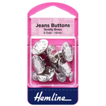 Jeans Buttons - Silver