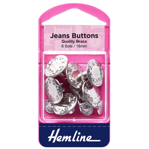 Jeans Buttons - Silver