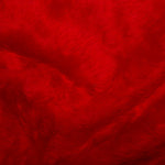 Short Pile Faux Fur - Red - Sold By Half Metre