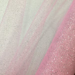 Glitter Net - Baby Pink - Sold By Half Metre