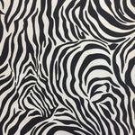 100% Cotton Poplin - Zebra Print - Sold By Half Metre