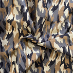 100% Cotton Poplin - Camouflage - Forest - Sold by Half Metre