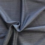 Poly Viscose Spandex - Indigo Stripe - £8.50 Per Metre - Sold by Half Metre