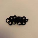 Frog Fastening Clips - 7cm - Black