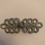 Frog Fastening Clips - 12cm - Silver