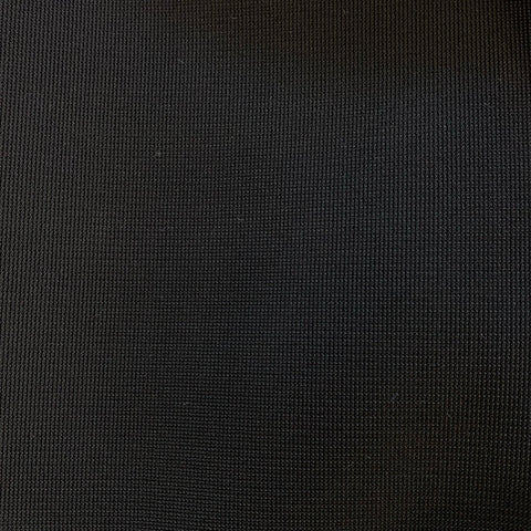 ** Remnant 110354 1.8m Heavyweight Ribbed Jersey Black 140cm Wide