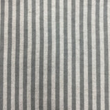 Brushed cotton grey and white stripe 100% cotton fabric small design patchwork craft cotton fabric perfect for summer clothes dresses tops lightweight cool Kayes 100% cotton dressmaking Southend Westcliff sewing fabric cool clothes pattern fabric shops Metre discount cheap pyjamas nightwear