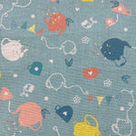 Teapots small design patchwork craft cotton fabric perfect for summer clothes dresses tops lightweight cool Kayes 100% cotton dressmaking Southend Westcliff sewing fabric cool clothes pattern fabric shops Metre discount cheap 