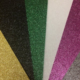 Glitter Felt Squares - Select Colour